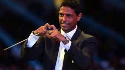 ‎المايسترو هاني فرحات يتألق مع فنان العرب محمد عبده بحفل تكريم المنتخب السعودي