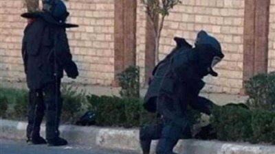 كيس قمامة يثير الذعر أمام جامعة النهضة ببني سويف