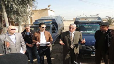 مدير أمن المنيا يتفقد الأكمنة الحدودية ودير الأنبا صموئيل