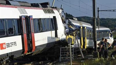 إصابة 8 أشخاص بتصادم قطارين في النمسا