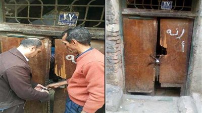 إخلاء عقار بحى روض الفرج من السكان