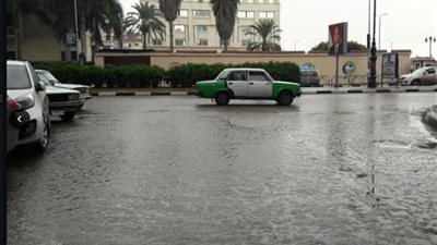 أمطار غزيرة تضرب مدن ومراكز البحيرة 