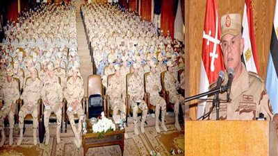 رئيس الأركان: القوات المسلحة ماضية بكل قوة لاقتلاع جذور الإرهاب من سيناء