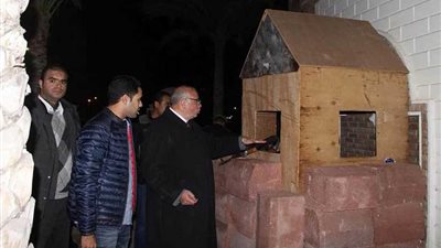 مدير أمن دمياط يتفقد الخدمات الأمنية بالكنائس