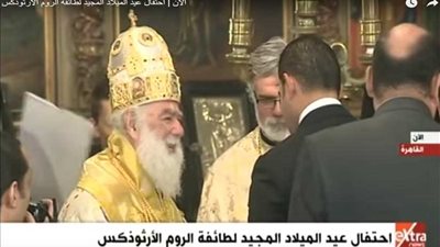 شاهد.. احتفالات عيد الميلاد المجيد لطائفة الروم الأرثوذكس