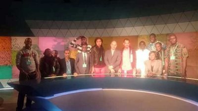 استديوهات النيل للأخبار تستقبل وفد الإعلاميين الأفارقة