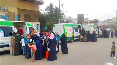 إقبال على القوافل الطبية لحملة 