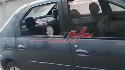 أثارالرصاص علي سيارة مواطن أثناء الهجوم علي كنسية حلوان ( فيديو)