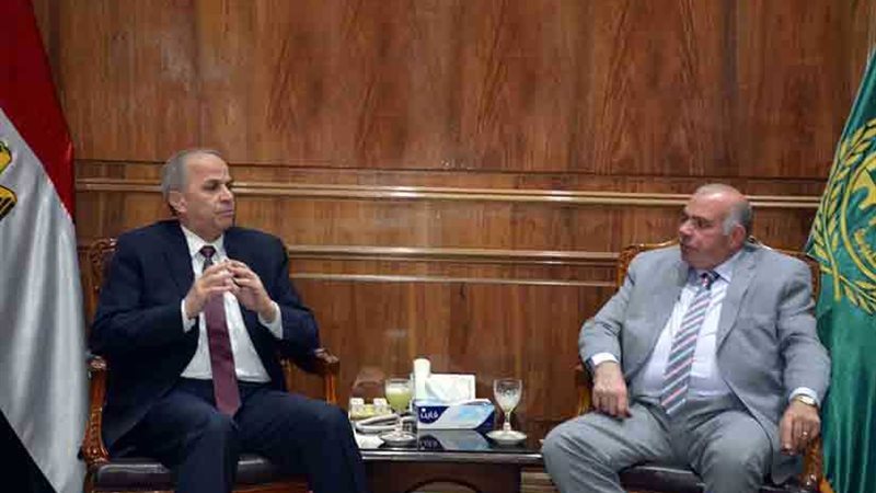 محافظ القليوبية ومدير