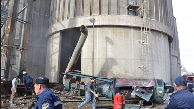 بالصور.. الانتهاء من عملية التبريد بصومعة طنطا