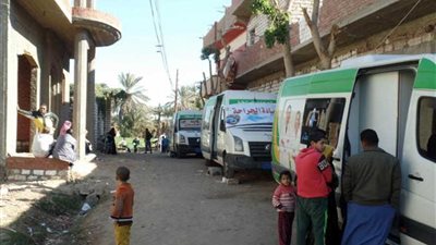 قافلة علاجية بقرية أبو يعقوب بالمنيا