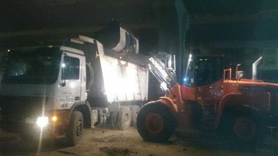 حملات ليلية لرفع المخلفات بالجيزة