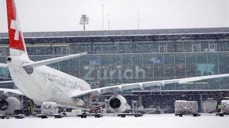 شل حركة الطيران والقطارات