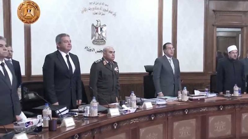 مجلس الوزراء يقف