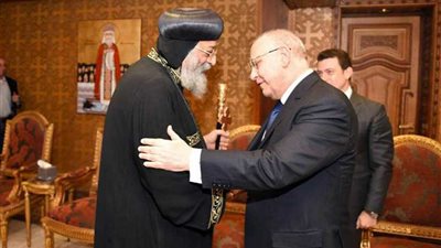 قداسة البابا يستقبل وزير العدل