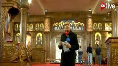 بالفيديو .. كاتدرائية العاصمة الإدارية من الداخل قبل قداس العيد