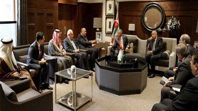 الملك عبدالله الثاني يستقبل الوفد الوزاري المعني بمتابعة أزمة القدس