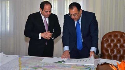 الرئيس السيسي يتابع المخطط المبدئي لتنمية سيناء