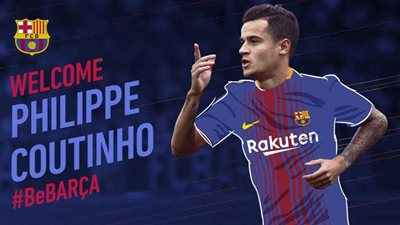 رسيميًا.. «كوتينيو» ينتقل إلى برشلونة مقابل 142 مليون استرليني