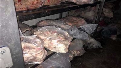 ضبط مخزن لحوم فاسدة في 15 مايو