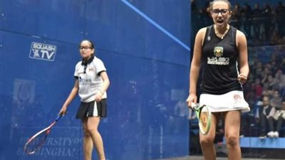 سناء إبراهيم تفوز بإنجلترا المفتوحة للإسكواش تحت 15 عامًا