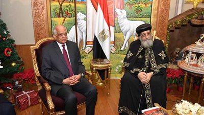 قداسة البابا يستقبل رئيس البرلمان