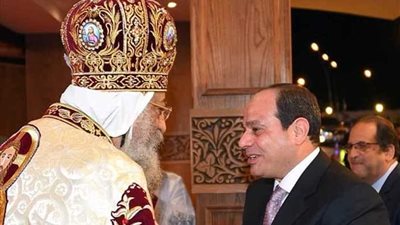 زيارة الرئيس السيسي لكاتدرائية 