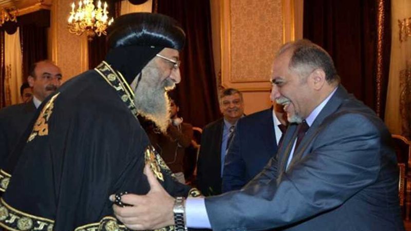 القصبي يهنئ البابا