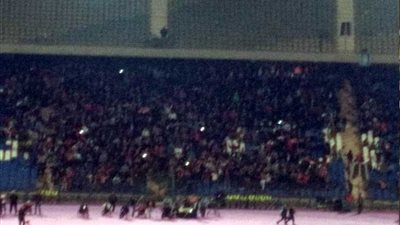 جماهير الأهلي تهتف: العب يا زمالك