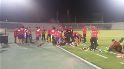 الأهلي يخوض مرانه الأول بملعب طحنون بن محمد