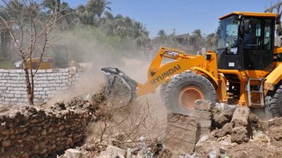 إزالة ٤٤٤ حالة تعد على أملاك الدولة في ٨ محافظات