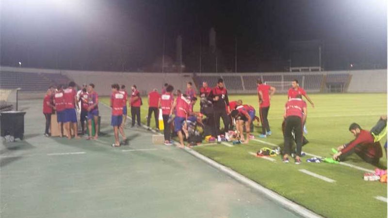 الأهلي يخوض مرانه