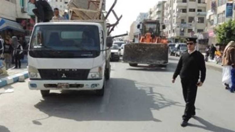 إزالة 122 حالة إشغال