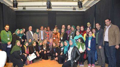 بالصور.. عواض يشهد مهرجان دمنهور المسرحي للعروض القصيرة