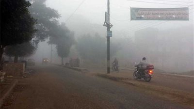 انتشار الخدمات المرورية بطريق المنوفية- القاهرة الزراعي بسبب الشبورة الكثيفة