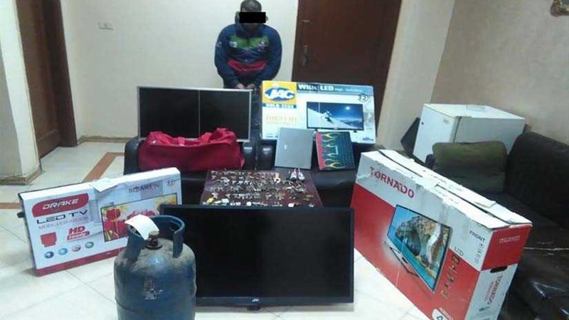 ضبط عصابة الشقق والمحلات