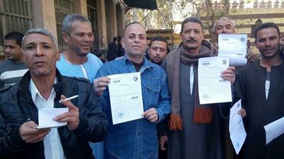 3600 توكيل لدعم ترشح السيسي ببني سويف