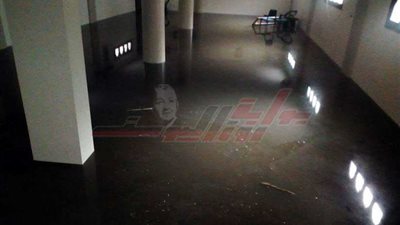 غرق مسجد بمياه الصرف الصحي في طنطا‎