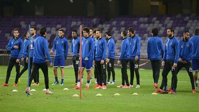 تدريبات استشفائية لأساسي الأهلي أمام المصري