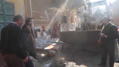 الباجور تتخلص من الإشغالات وتنفذ 19 قرار إزالة (صور)