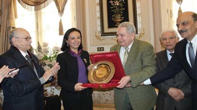 رئيس القضاء الأعلي يستقبل رئيس المجلس القومي للمرأة (صور)