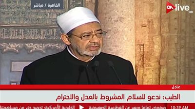 الطيب: قرار ترامب بشأن القدس يجب مقابلته بتفكير عربي وإسلامي جديد (فيديو)