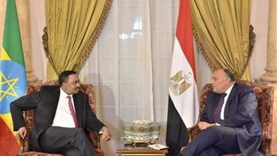 وزيرا خارجية مصر وإثيوبيا يعقدان جلسة مباحثات سياسية على هامش