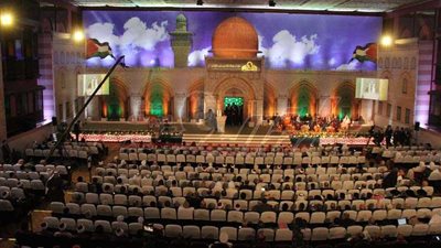 الأزهر يحتضن قبة الصخرة والمسحد الأقصي