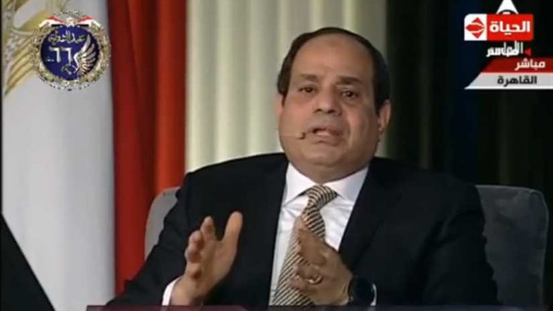 السيسي: كنت أغسل