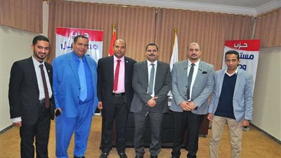 أشرف رشاد يفتتح مقر أمانة مستقبل وطن بالجيزة 