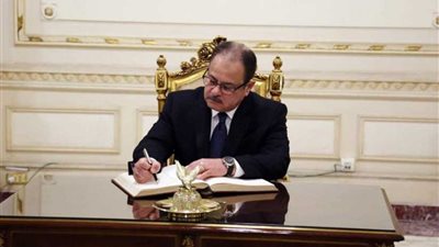 وزير الداخلية يسجل كلمة شكر للرئيس بقصر عابدين في عيد الشرطة