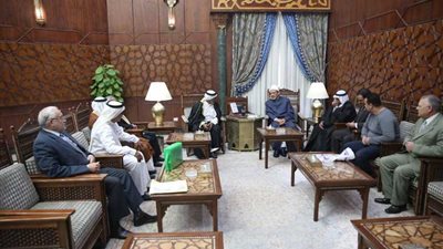 شيوخ الروضة: زيارة الإمام الأكبر لقريتنا كانت أكبر مواساة لنا بعد مصابنا في الحادث الغادر