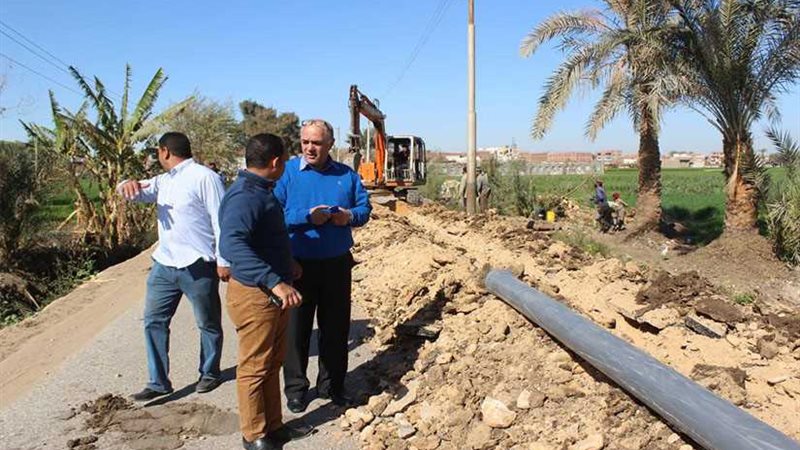 إحلال وتجديد خط مياه