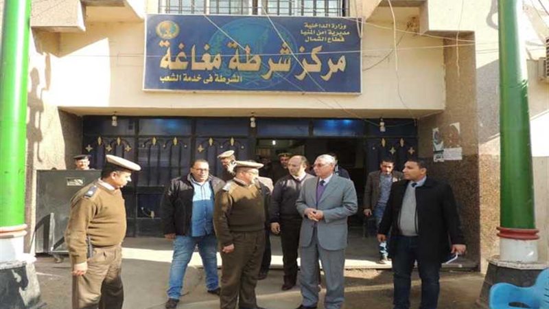 مدير أمن المنيا يتفقد